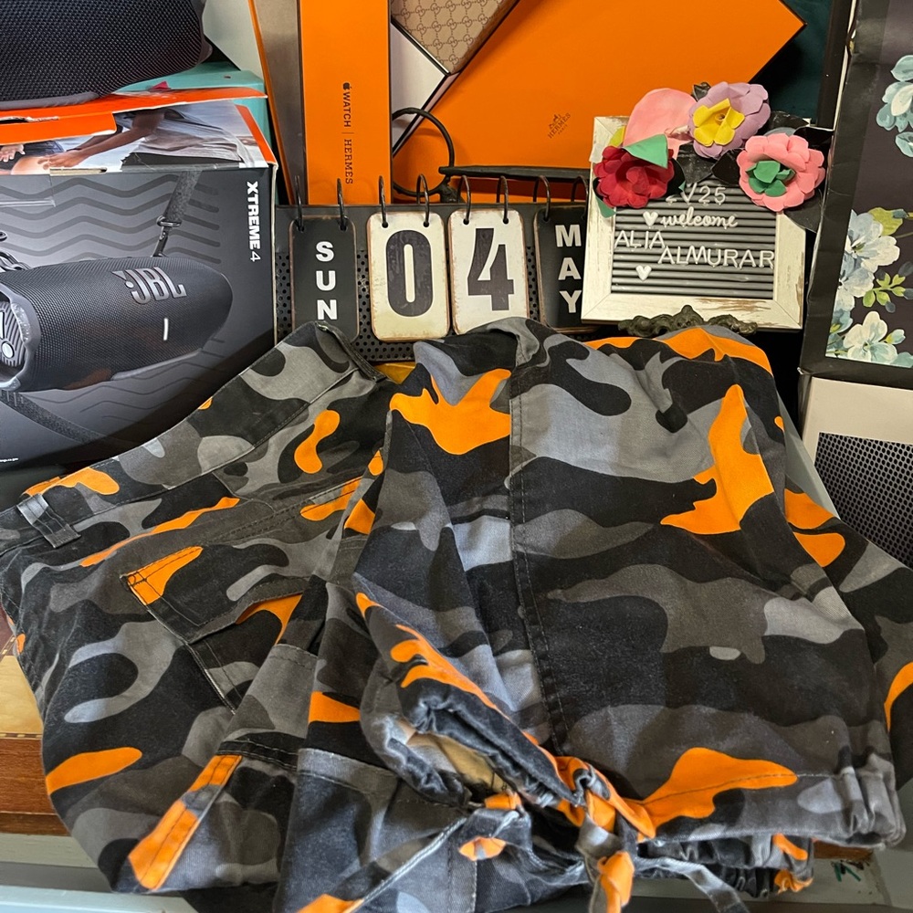 CAMO CARGO PANTS ACCESS